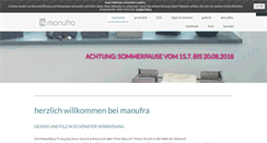 Desktop Screenshot of manufra.de